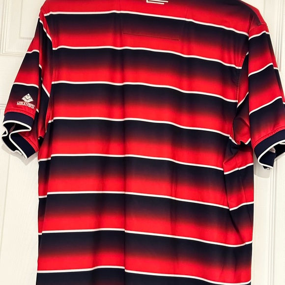 Men’s Red, White,and Blue Golf Shirt - Picture 6 of 7